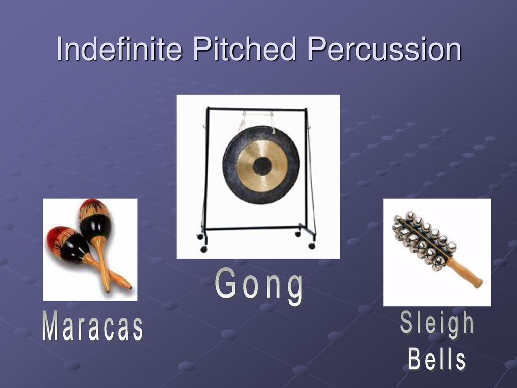 Indefinite pitch percussion instruments deals